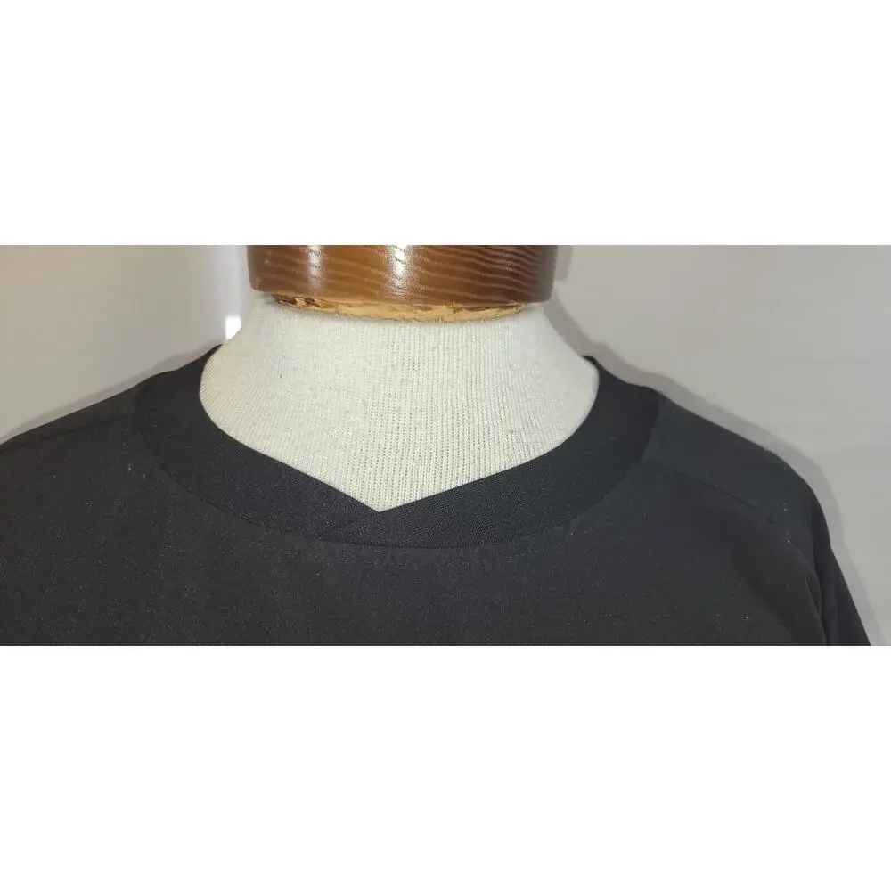 Columbia Mens Large Black Pullover Crew Neck Long Sleeve Wind Breaker Jacket - Picture 3 of 9